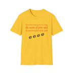 Pine & Pack Wolf Pack Tee — 'The northern wind carries two things' Paw Print Shirt
