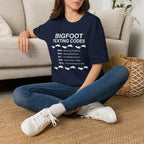 Bigfoot Texting Codes T-Shirt — Funny Sasquatch Emoji Trail Tee