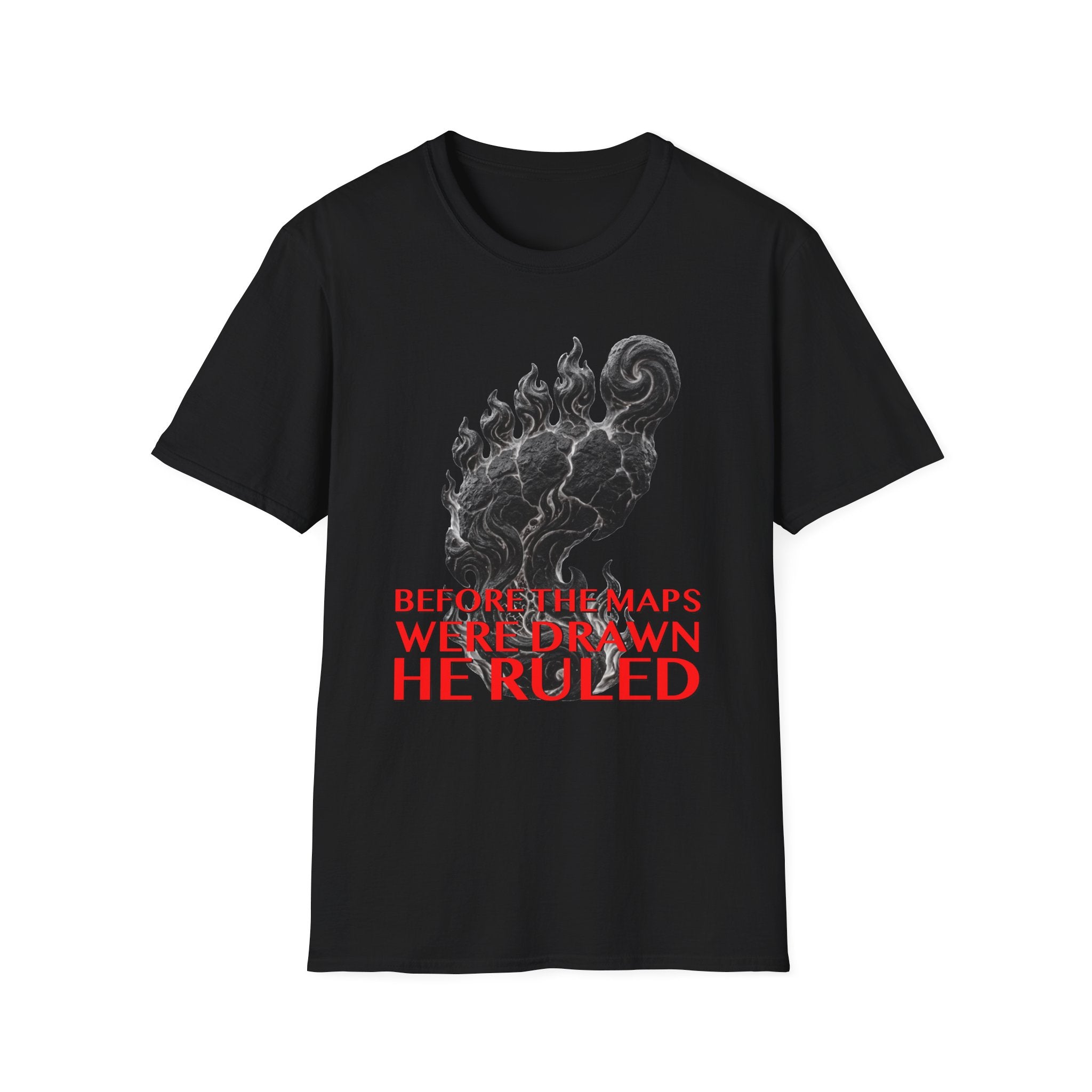 Mystical Sasquatch Footprint T-Shirt — "Before The Maps Were Drawn — HE RULED"