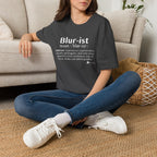 Bigfoot 'Blur-ist' Definition T-Shirt — Cute Sasquatch Photogenic Blur Tee