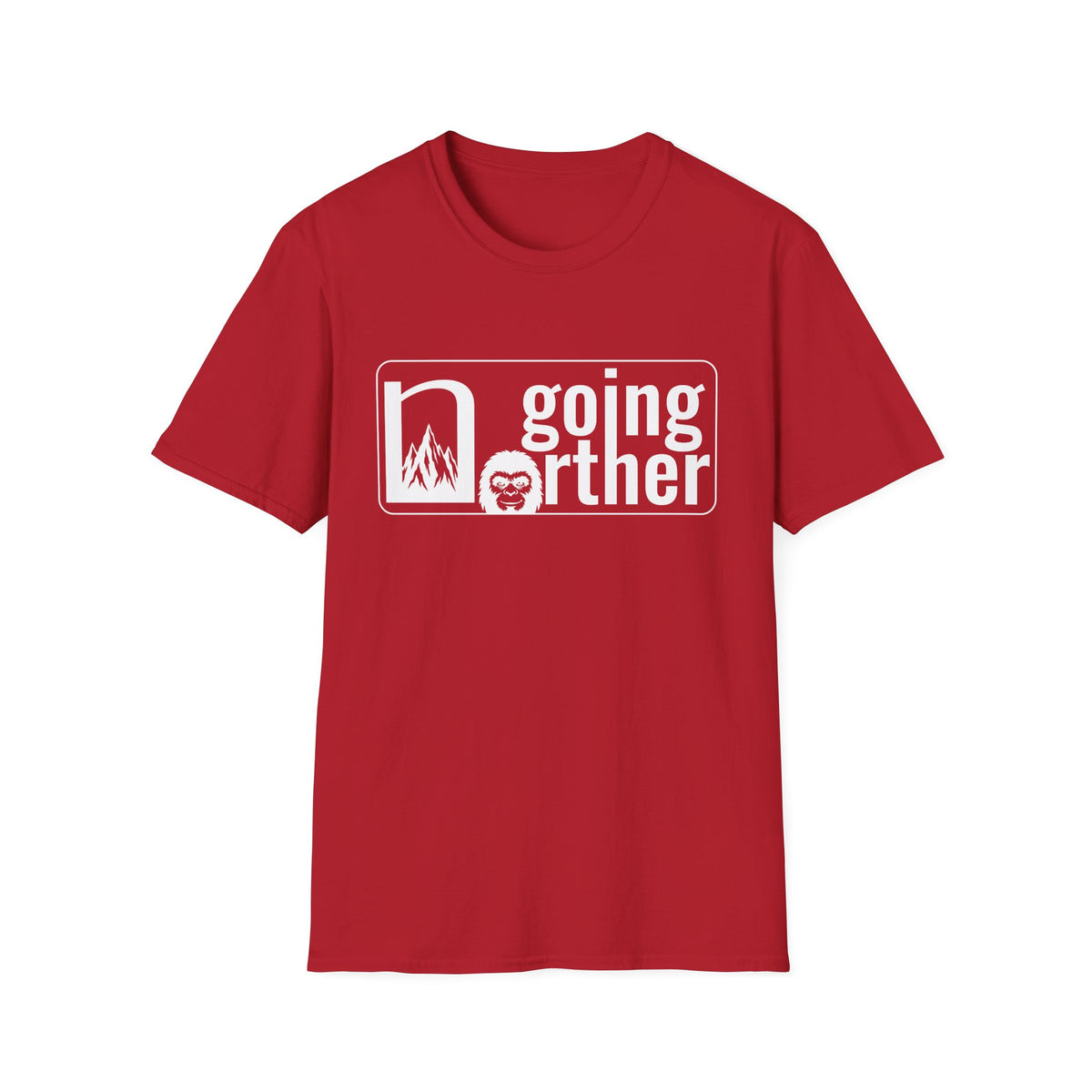 T-Shirt — "Going Norther" Mountain & Sasquatch Graphic Tee