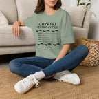 Cryptid Texting Codes T-Shirt — Funny Bigfoot/Nessie Sasquatch Meme Tee for Cryptid Fans