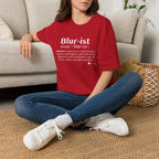 Bigfoot 'Blur-ist' Definition T-Shirt — Cute Sasquatch Photogenic Blur Tee