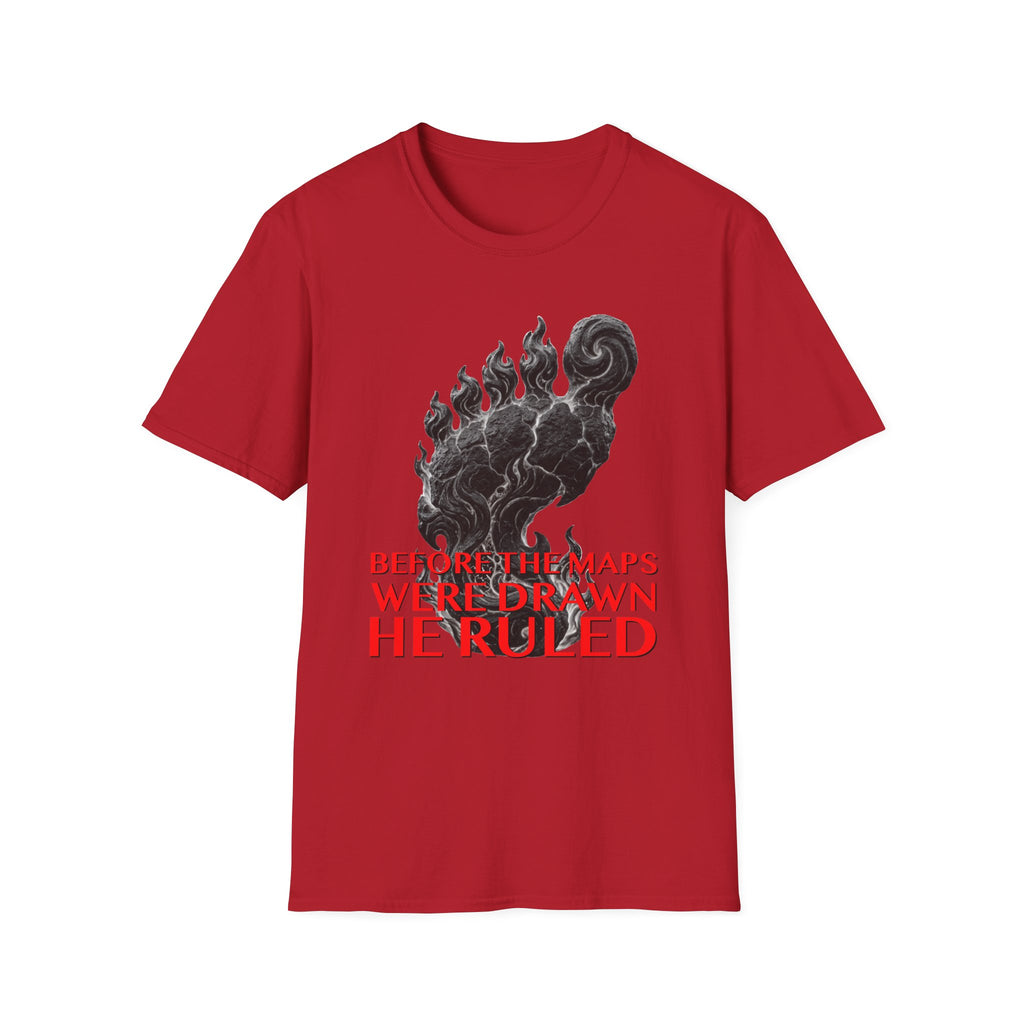 Mystical Sasquatch Footprint T-Shirt — "Before The Maps Were Drawn — HE RULED"