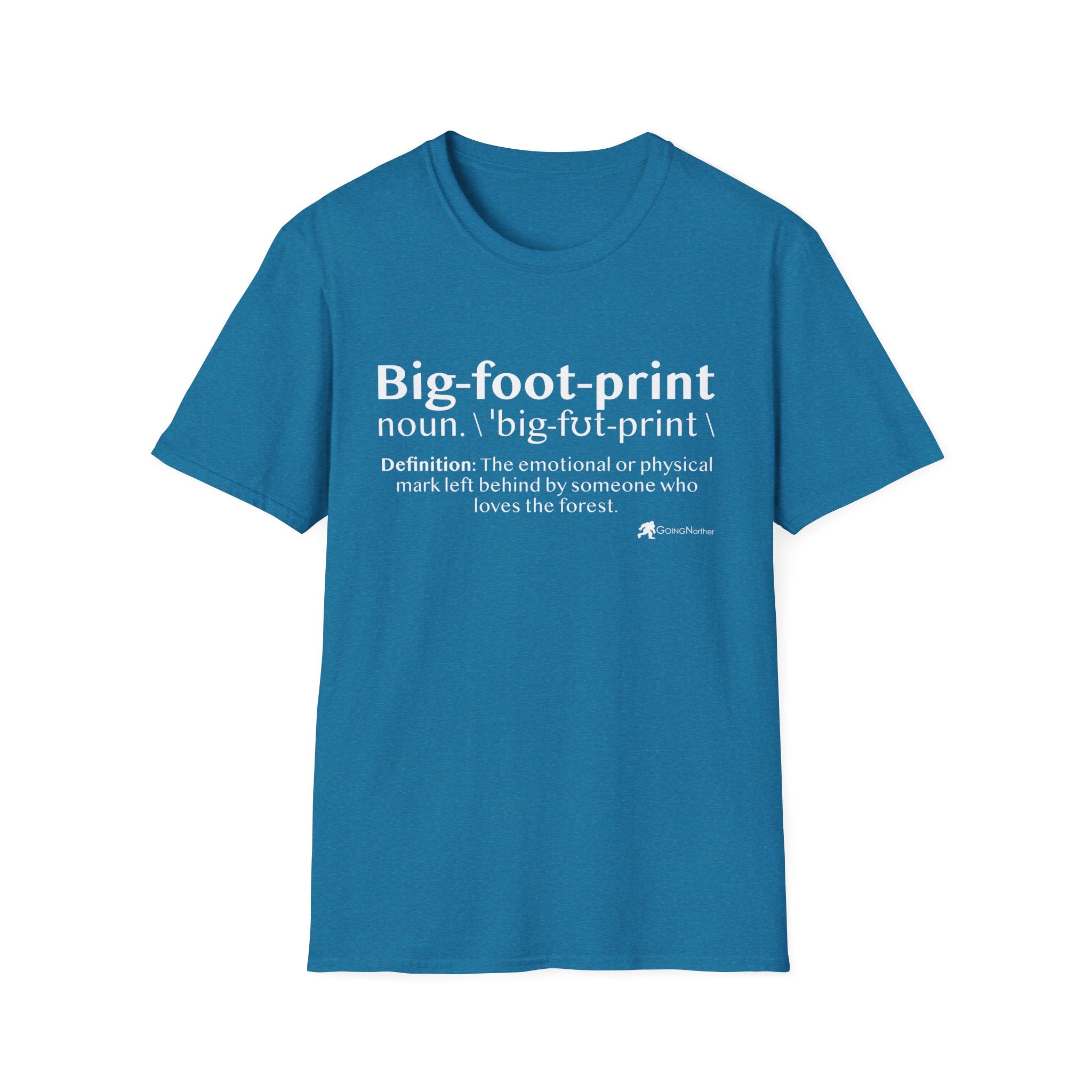 Big-foot-print T-Shirt — Funny Bigfoot Definition Tee