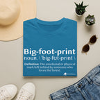 Big-foot-print T-Shirt — Funny Bigfoot Definition Tee