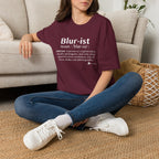 Bigfoot 'Blur-ist' Definition T-Shirt — Cute Sasquatch Photogenic Blur Tee
