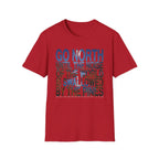 Go North T-Shirt — "Go North Until the Noise of the World Is Swallowed by the Pines" Adventure Tee