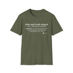 Bigfoot "Hide-and-Seek-ologist" T-Shirt — Funny Sasquatch Definition Tee