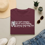Sasquatch T-Shirt — "Silence Isn't Empty: It's Full of Everything We've Been Starving For" Inspirational Quote Tee