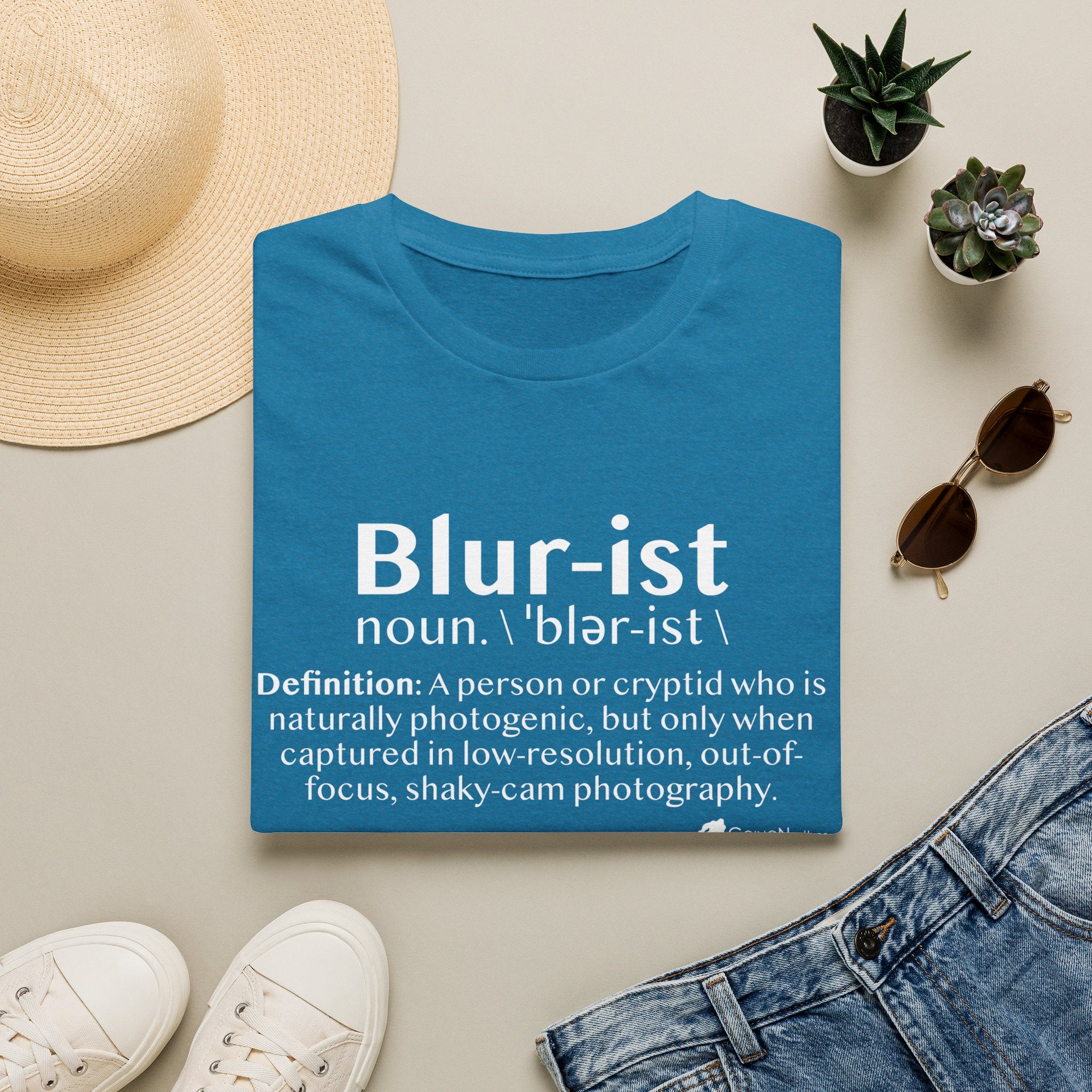Bigfoot 'Blur-ist' Definition T-Shirt — Cute Sasquatch Photogenic Blur Tee