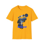 Bigfoot Footprint 'Believe!' Tee — Moonlit Northern Lake Graphic T-Shirt