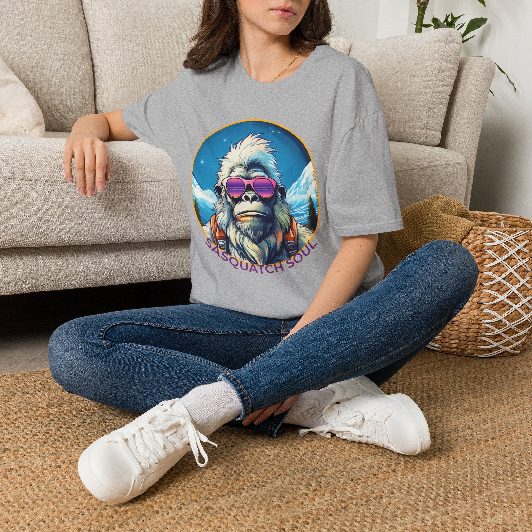 Going Norther - Bigfoot - Sasquatch Soul T-Shirt - Retro Design