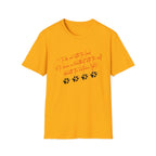 Wolf Paw Graphic T-Shirt — "To Be One with the Land" Script Tee