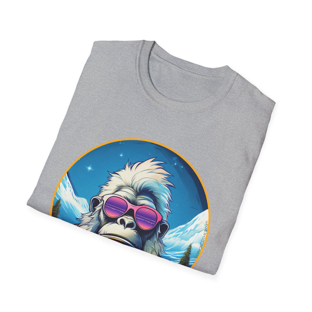 Going Norther - Bigfoot T-Shirt - Retro Styled Sasquatch