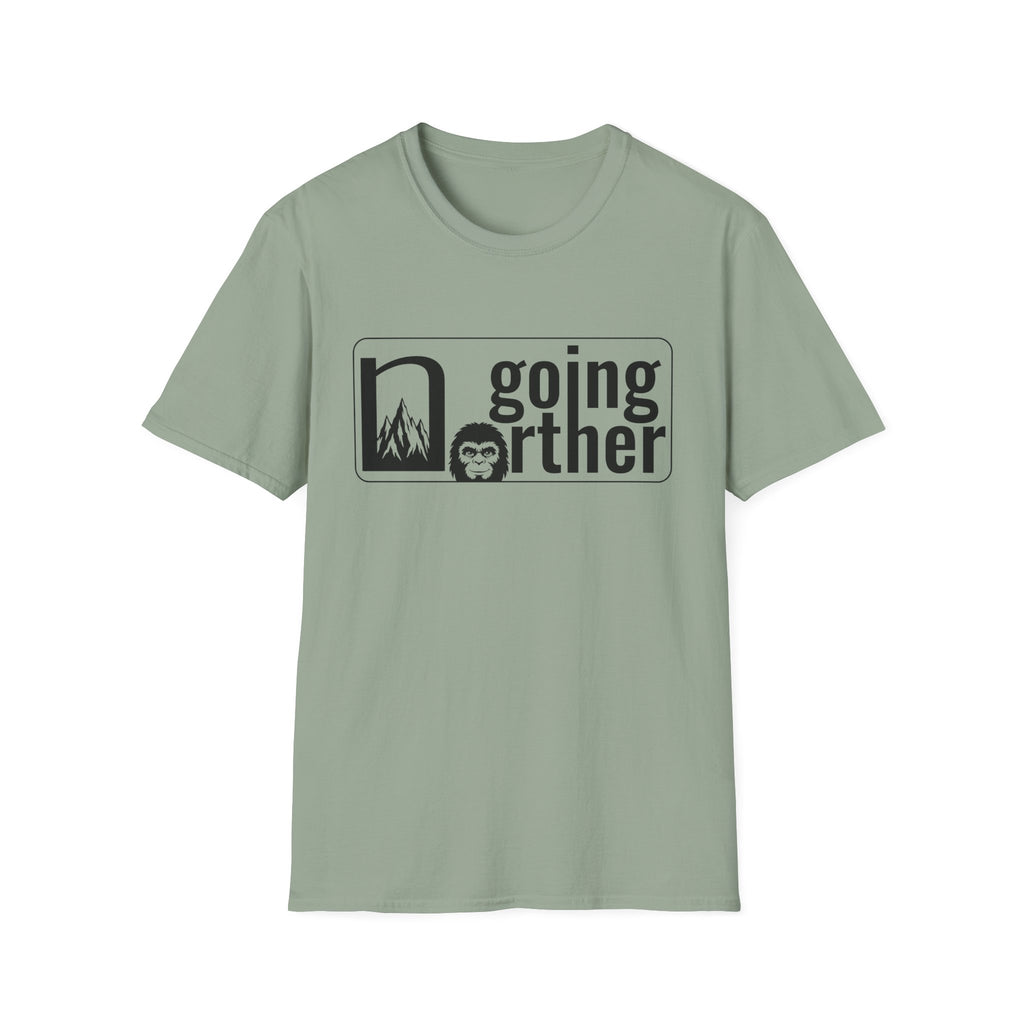 T-Shirt — "Going Norther" Mountain & Sasquatch Graphic Tee