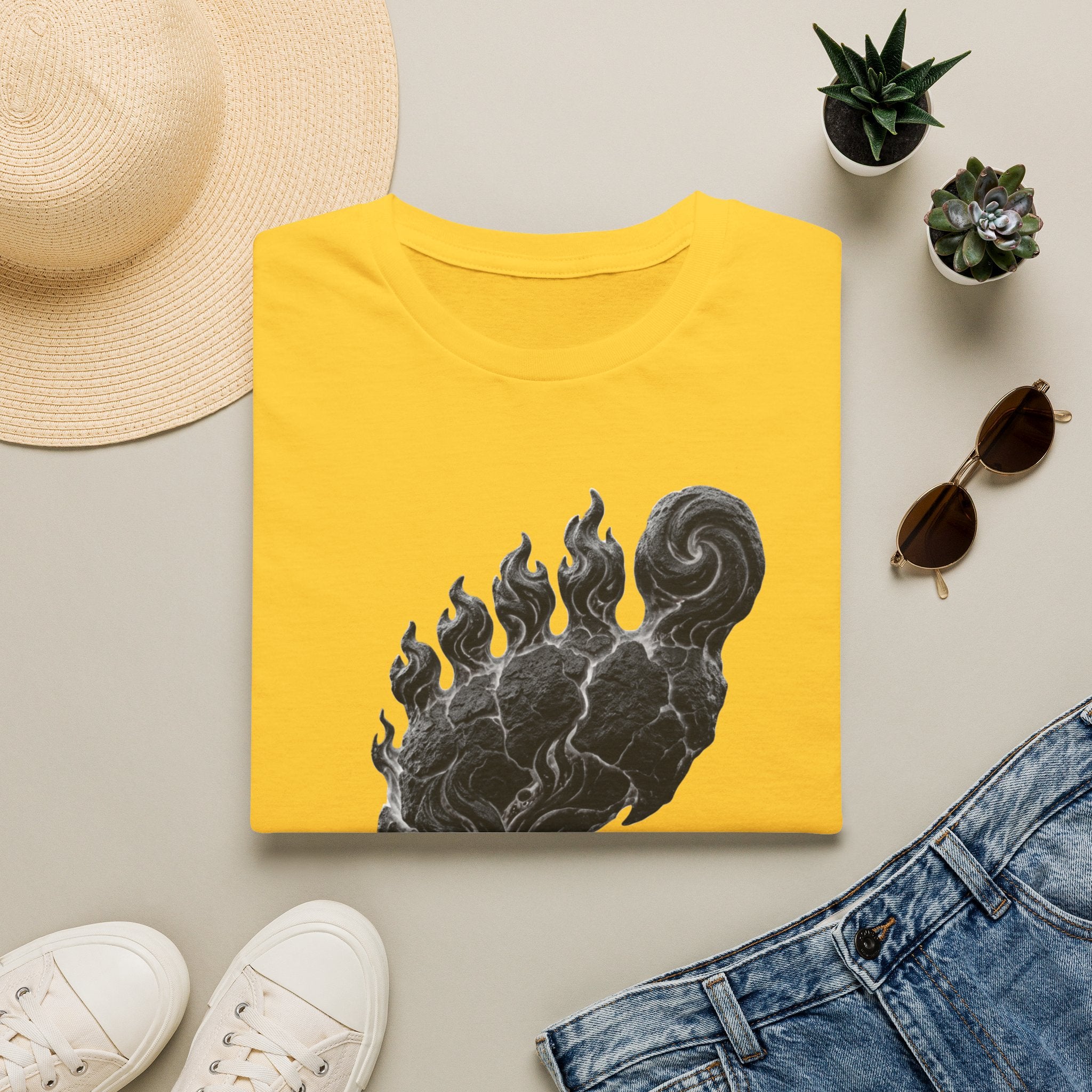 Mystical Sasquatch Footprint T-Shirt — "Before The Maps Were Drawn — HE RULED"