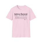 Intro-Forest Sasquatch Definition T-Shirt — Funny Bigfoot Introvert Tee
