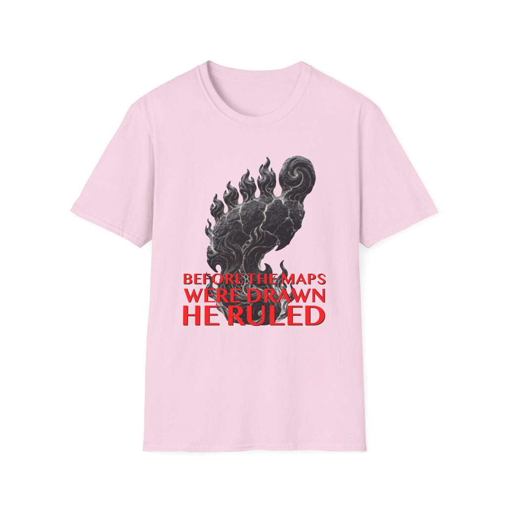 Mystical Sasquatch Footprint T-Shirt — "Before The Maps Were Drawn — HE RULED"