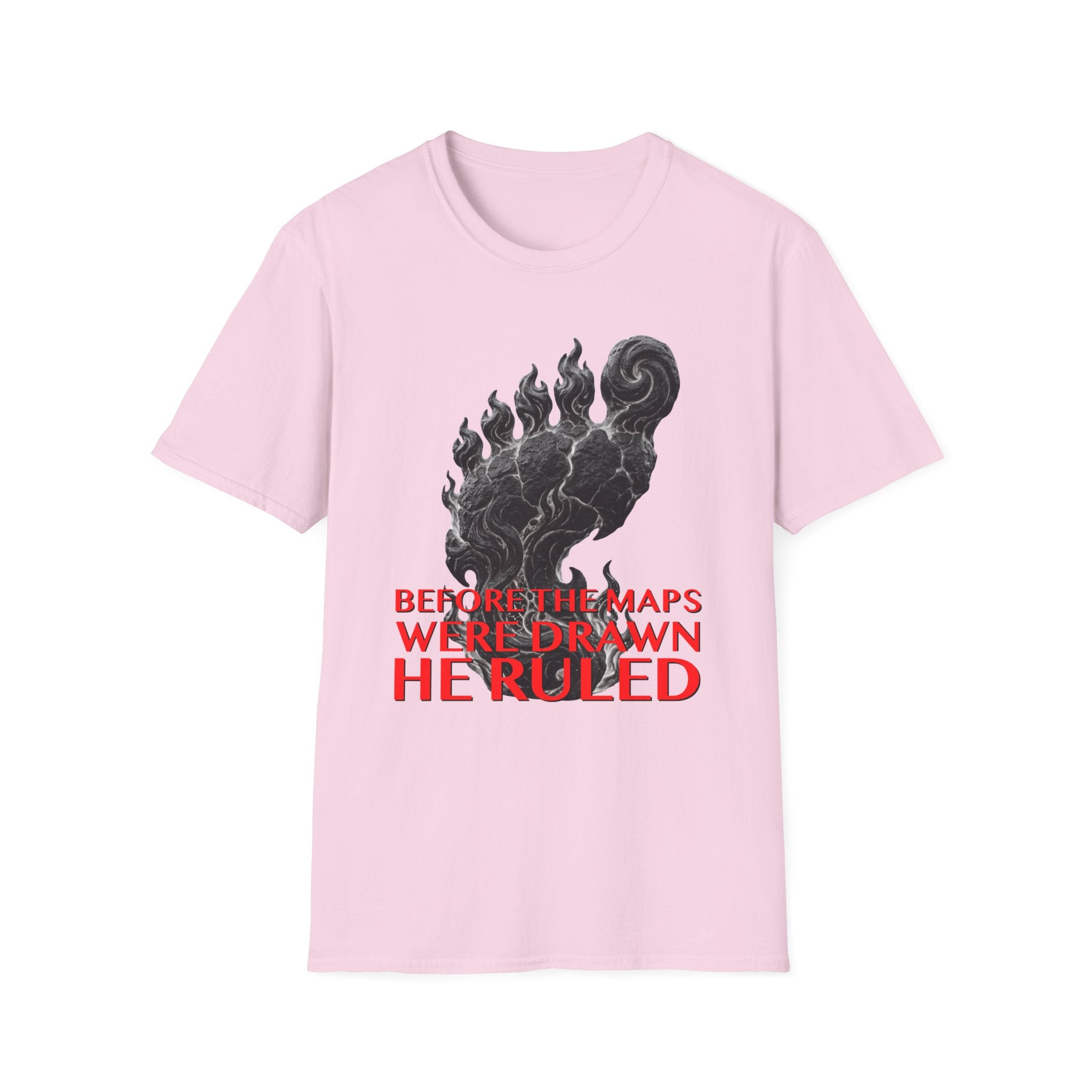 Mystical Sasquatch Footprint T-Shirt — "Before The Maps Were Drawn — HE RULED"