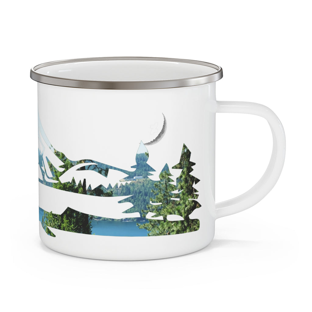 Going Norther Outdoors Enamel Mug