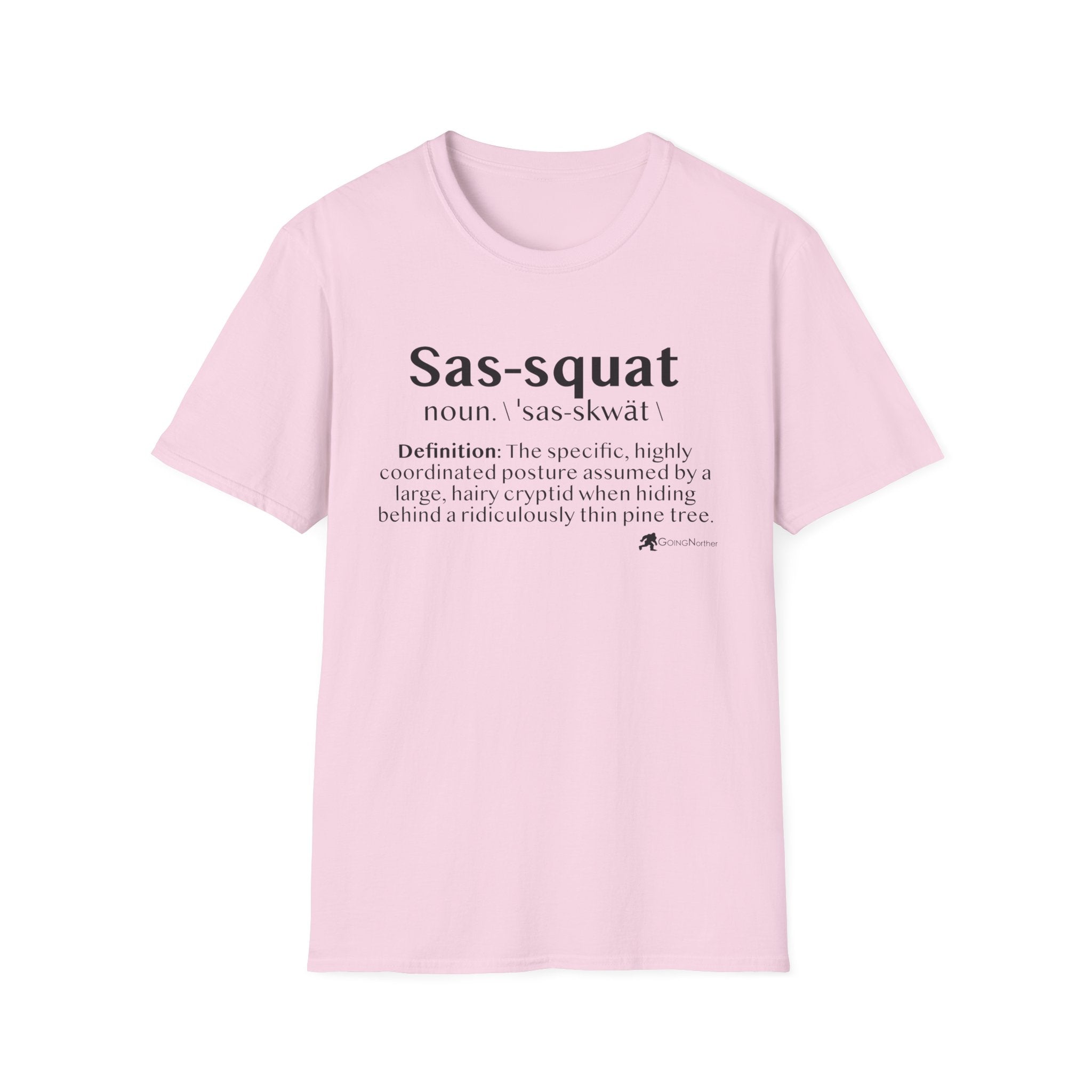 Sas‑Squat Definition T-Shirt — Funny Bigfoot Dictionary Tee
