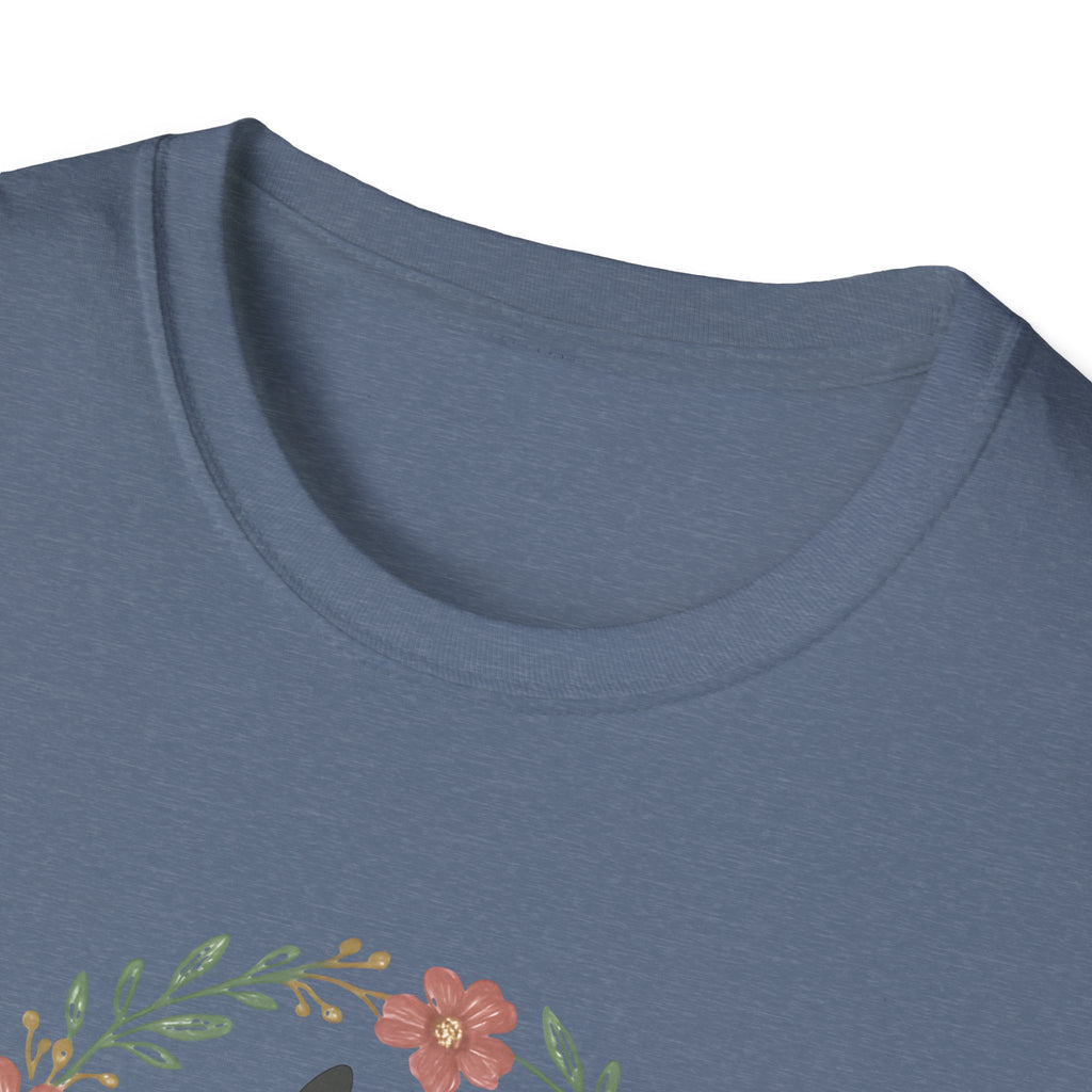 Bunny Mom Floral Wreath T-Shirt