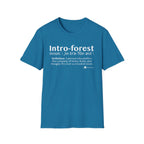 Intro-Forest Sasquatch Definition T-Shirt — Funny Bigfoot Introvert Tee