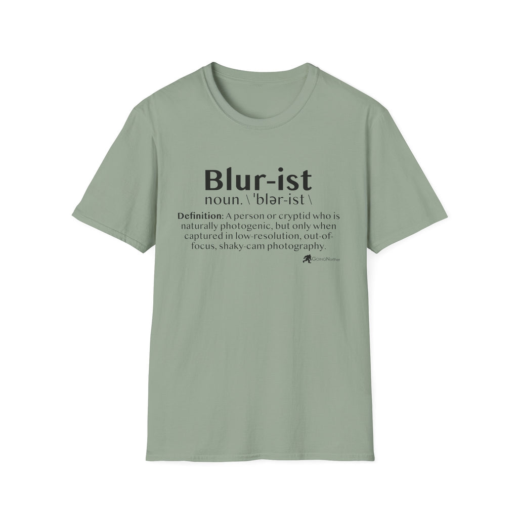 Bigfoot 'Blur-ist' Definition T-Shirt — Cute Sasquatch Photogenic Blur Tee