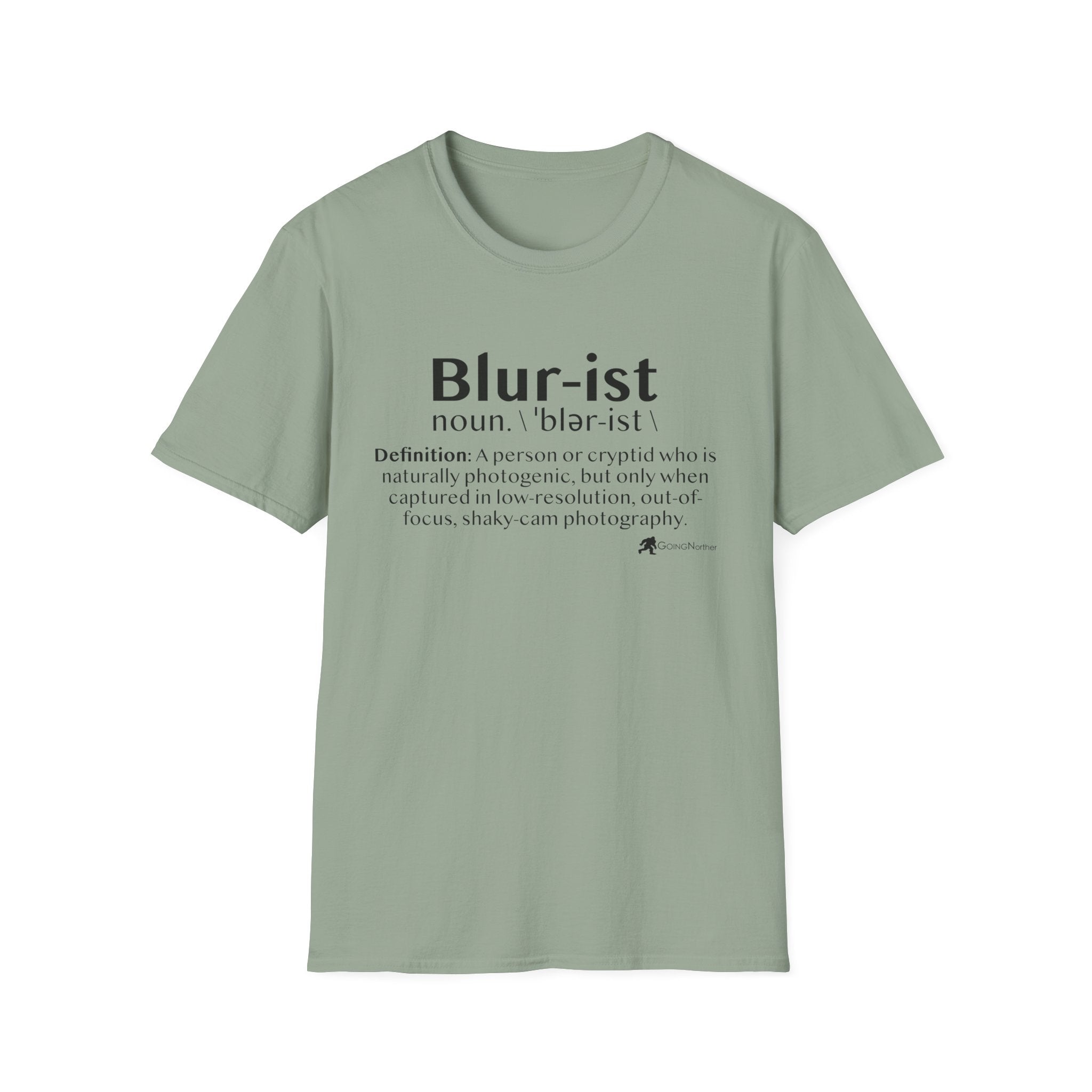 Bigfoot 'Blur-ist' Definition T-Shirt — Cute Sasquatch Photogenic Blur Tee