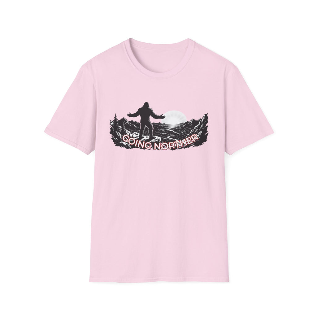 Going Norther Bigfoot Moonlit Mountain T-Shirt