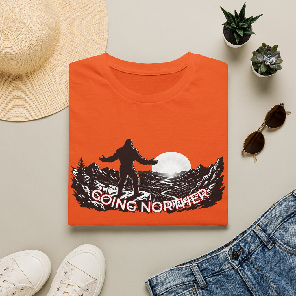 Going Norther Bigfoot Moonlit Mountain T-Shirt