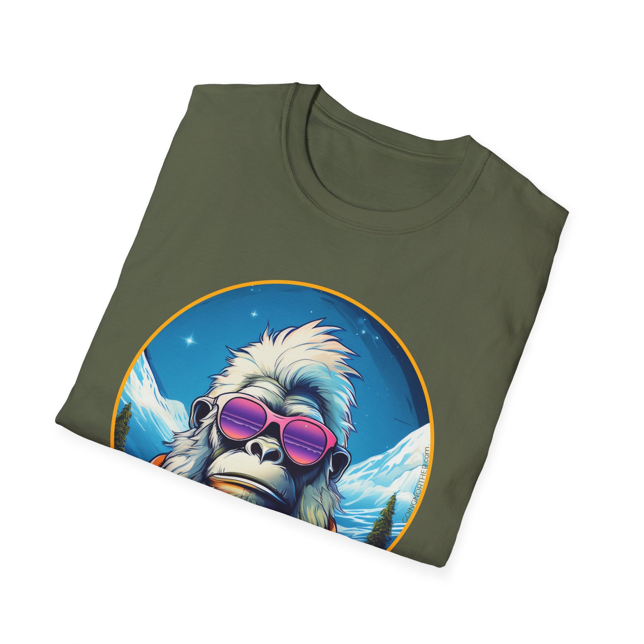Going Norther - Bigfoot - Sasquatch Soul T-Shirt - Retro Design