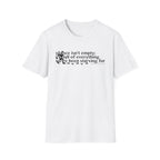 Sasquatch T-Shirt — "Silence Isn't Empty: It's Full of Everything We've Been Starving For" Inspirational Quote Tee