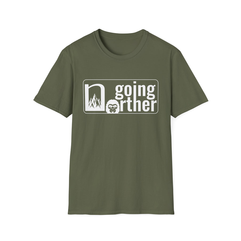 T-Shirt — "Going Norther" Mountain & Sasquatch Graphic Tee