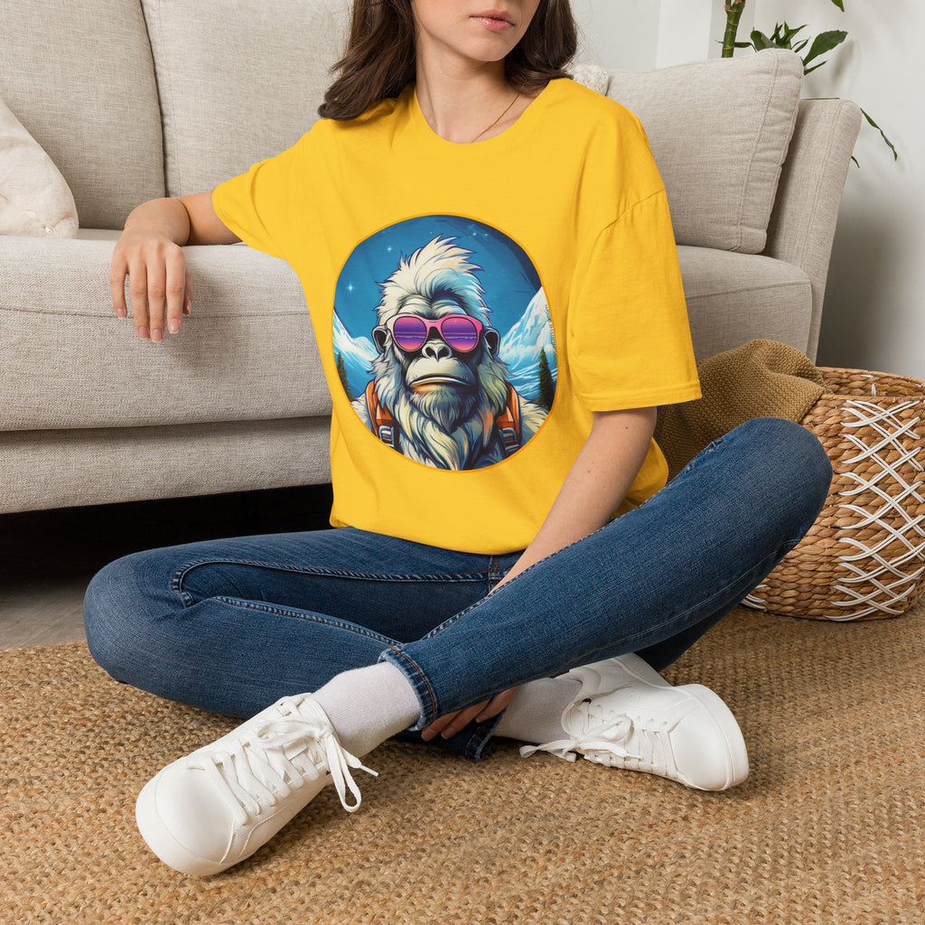 Going Norther - Bigfoot T-Shirt - Retro Styled Sasquatch