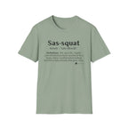 Sas‑Squat Definition T-Shirt — Funny Bigfoot Dictionary Tee