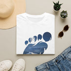 Bigfoot 'Squatchin' Ain't Easy' T-Shirt — Moonlit Winter Lake Sasquatch Tee