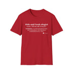 Bigfoot "Hide-and-Seek-ologist" T-Shirt — Funny Sasquatch Definition Tee