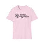 Sasquatch T-Shirt — "Silence Isn't Empty: It's Full of Everything We've Been Starving For" Inspirational Quote Tee