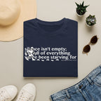 Sasquatch T-Shirt — "Silence Isn't Empty: It's Full of Everything We've Been Starving For" Inspirational Quote Tee