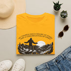 Bigfoot Outdoors Church T-Shirt — "My Church Has a Ceiling of Stars" Scenic Mountain Tee