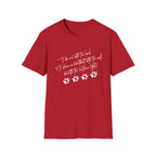Wolf Paw Graphic T-Shirt — "To Be One with the Land" Script Tee