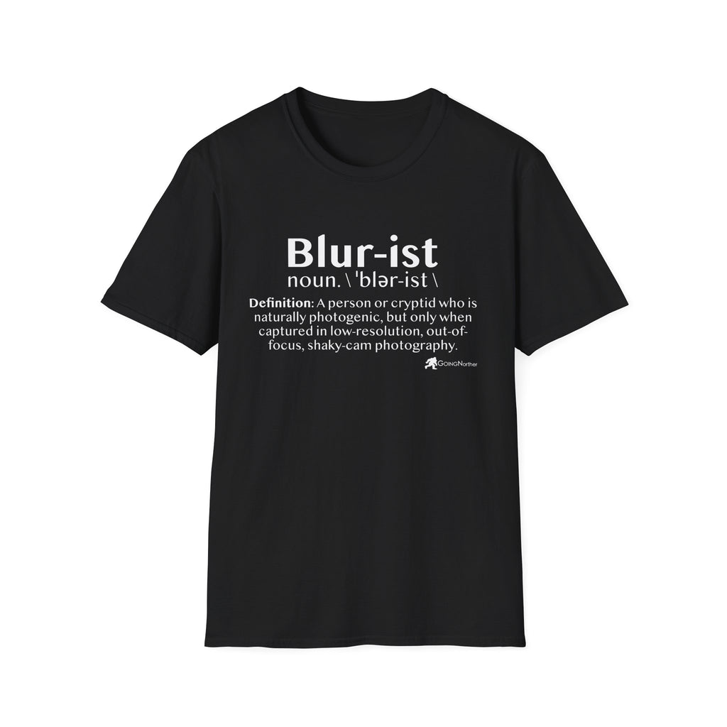 Bigfoot 'Blur-ist' Definition T-Shirt — Cute Sasquatch Photogenic Blur Tee