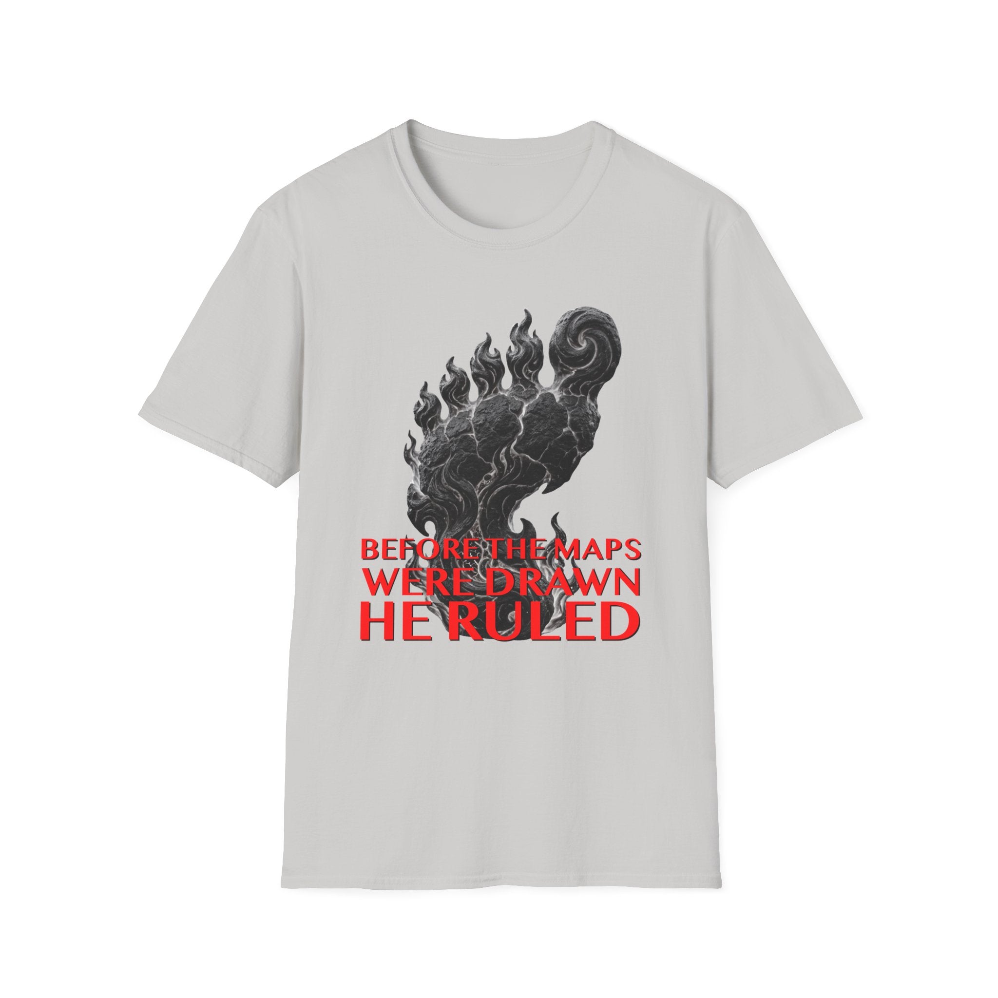 Mystical Sasquatch Footprint T-Shirt — "Before The Maps Were Drawn — HE RULED"