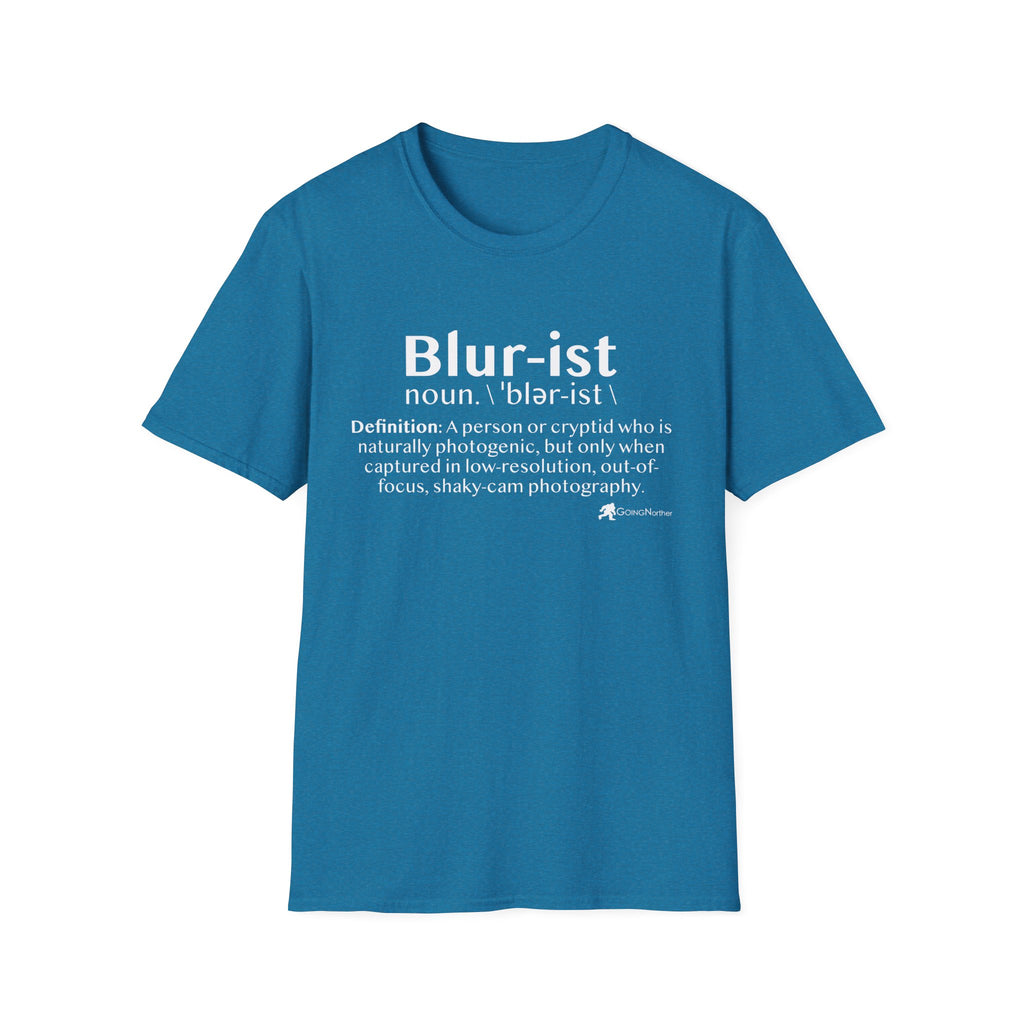 Bigfoot 'Blur-ist' Definition T-Shirt — Cute Sasquatch Photogenic Blur Tee