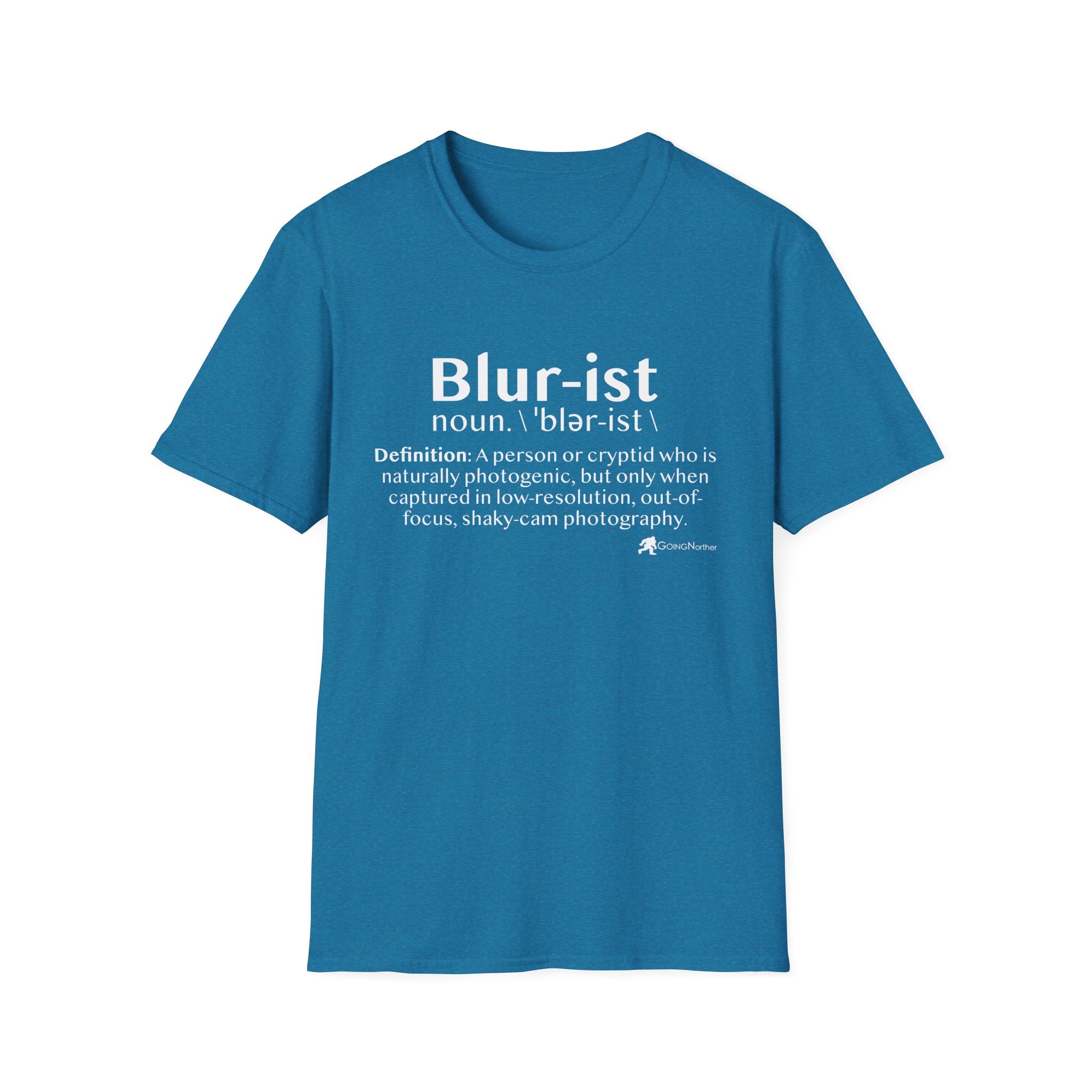 Bigfoot 'Blur-ist' Definition T-Shirt — Cute Sasquatch Photogenic Blur Tee