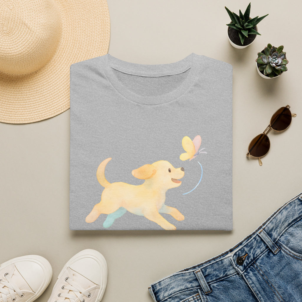 Dog Chasing Butterfly T-Shirt