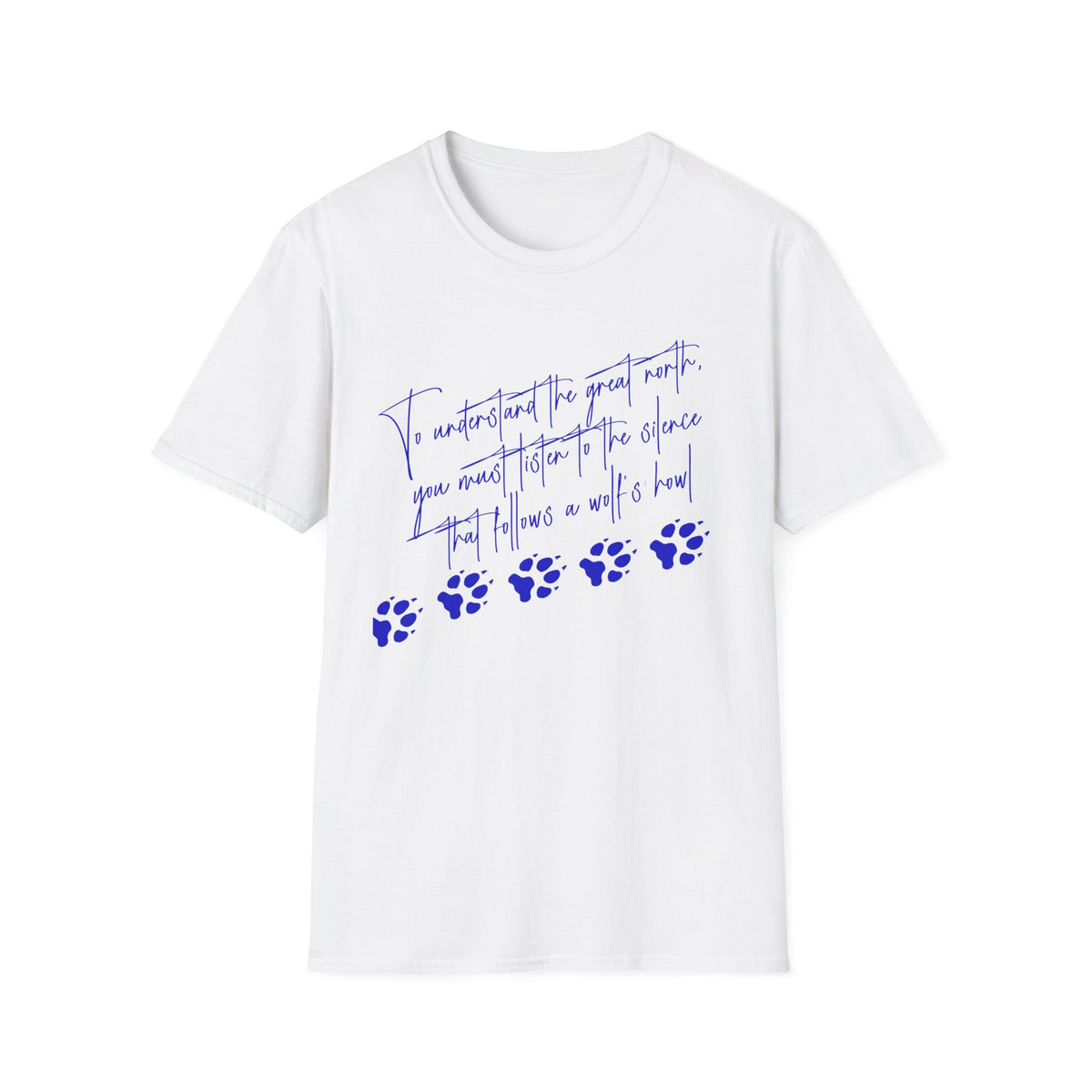 "To Understand the Great North" Wolf Paw Graphic Tee