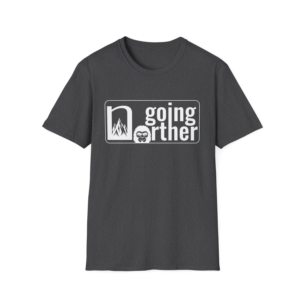 T-Shirt — "Going Norther" Mountain & Sasquatch Graphic Tee